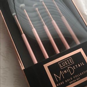 🎁Luxie Mini Detail Rose Gold Collection 🎁Gift Bx